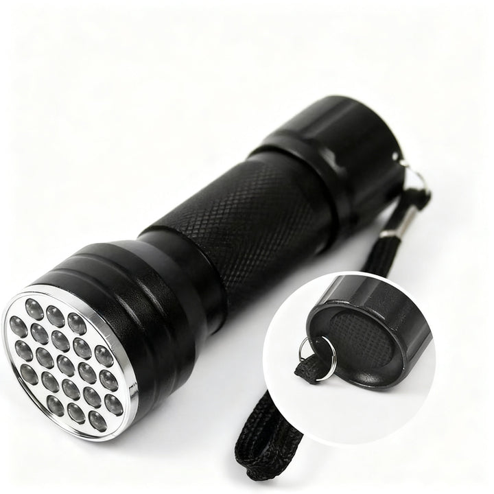 UV Flashlight with Aluminum Housing