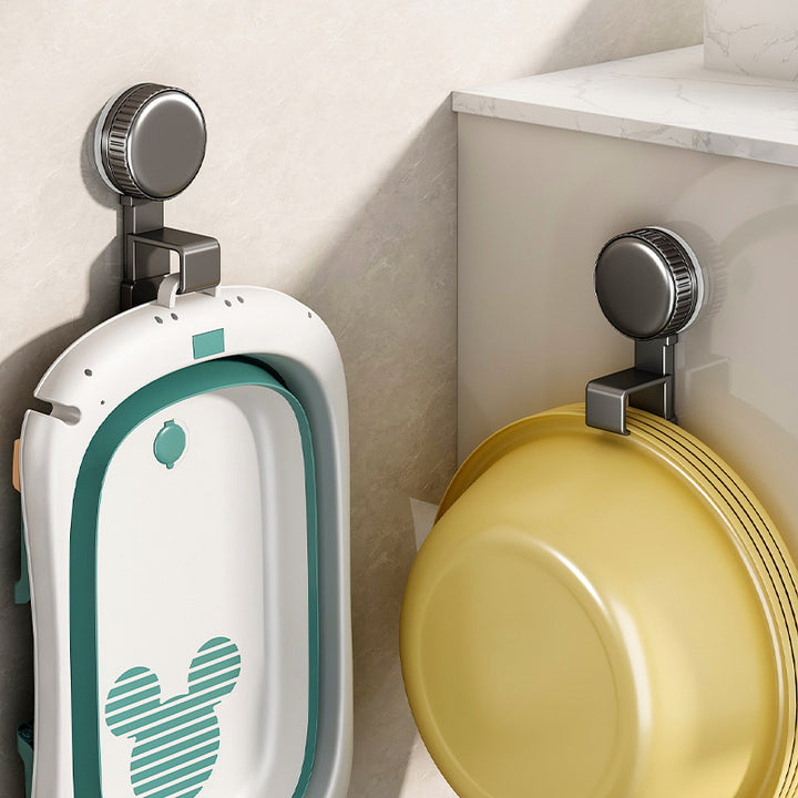 Suction cup holder for sinks and bowls