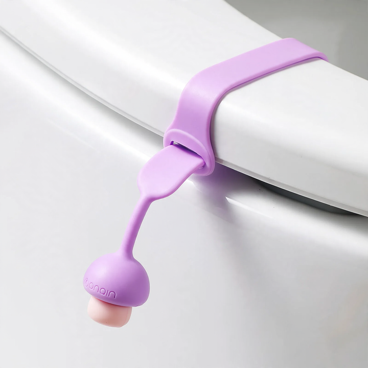 Silicone toilet seat lifter