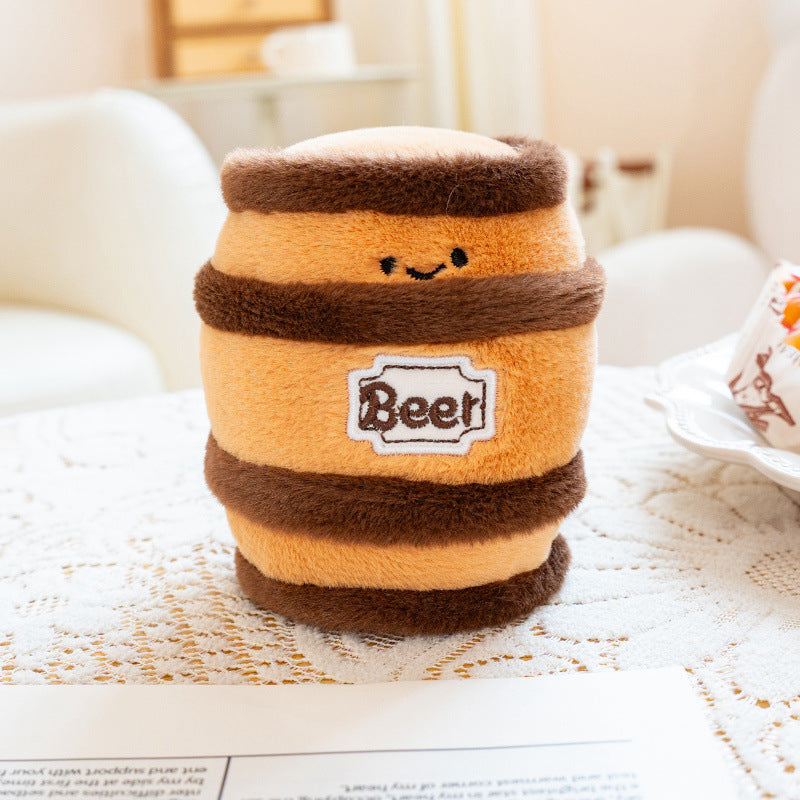 Plush Figures Beer Series – Mug, Keg, Can, Bottle