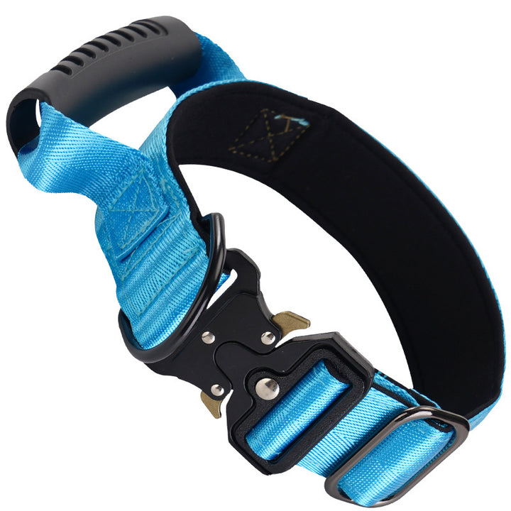 Tactical dog collar with handle
