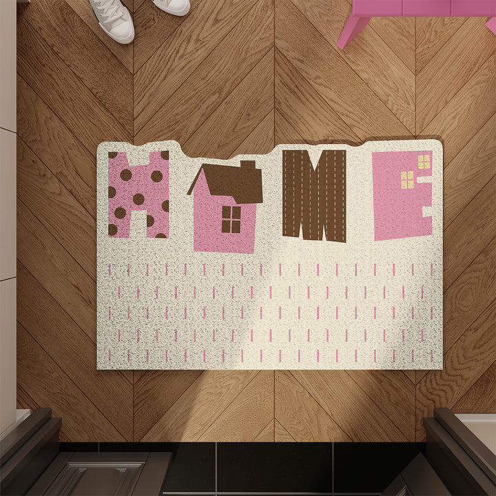 Silk pile bathroom mat, rectangular
