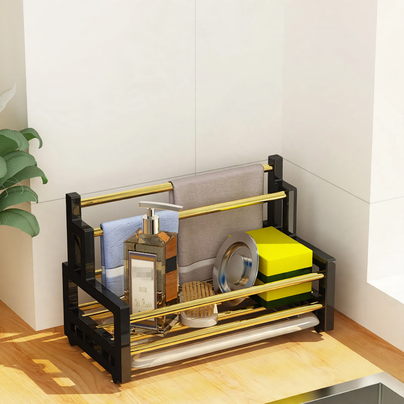 Kitchen shelf for sink without drilling