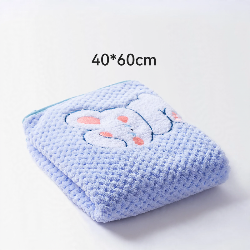 Pet bath towel made of coral fleece, absorbent