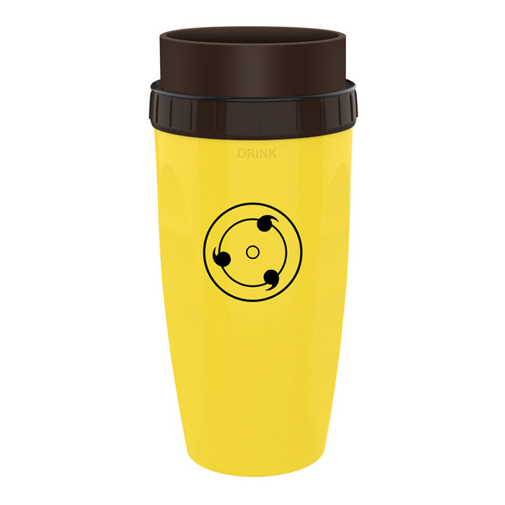 Portable drinking cup with straw, 300 ml