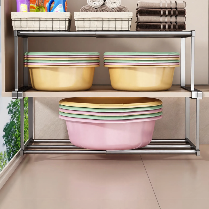 Washbasin shelf bathroom, extendable