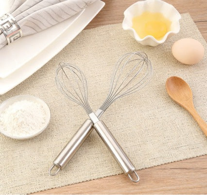 Stainless steel hand whisk