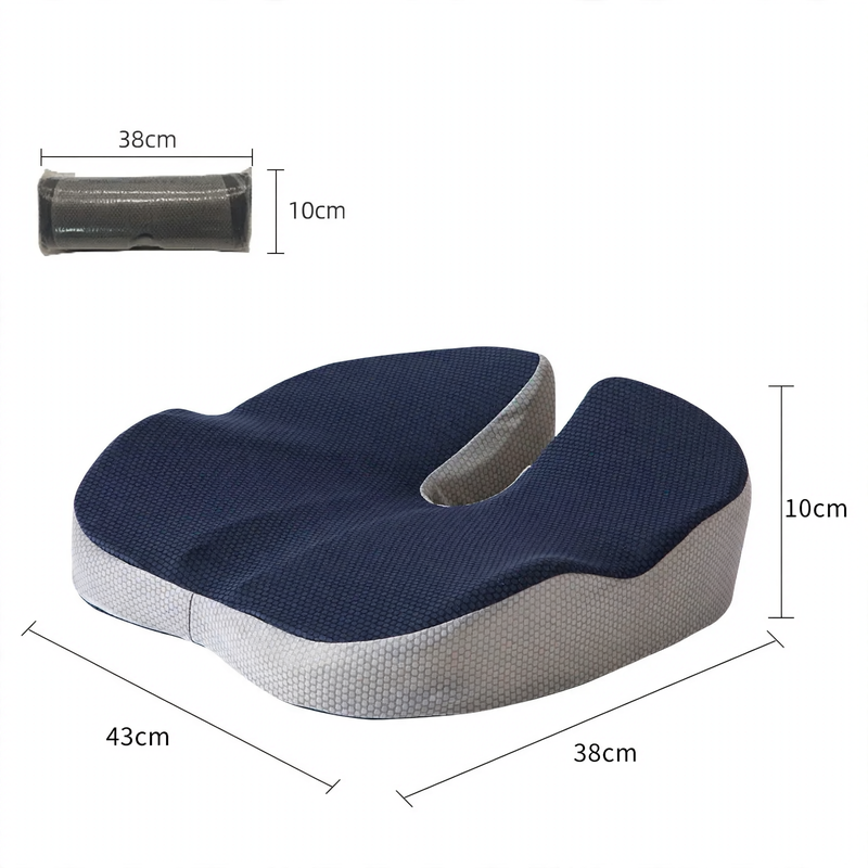 Seat cushion for office chairs, 43×38×10 cm