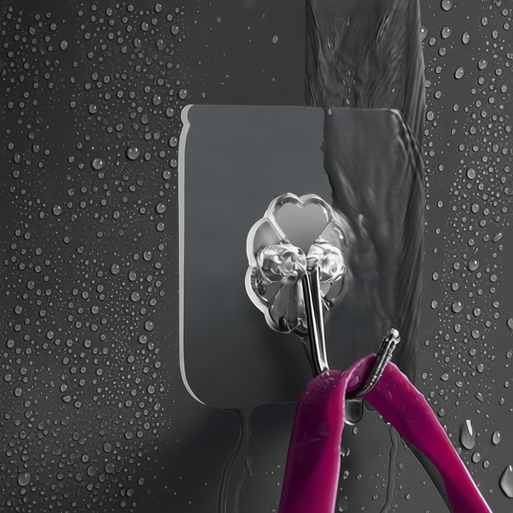 Plastic hook-and-loop fasteners, self-adhesive