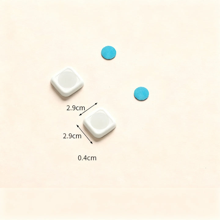 Magnetic wall mount for remote controls, no drilling