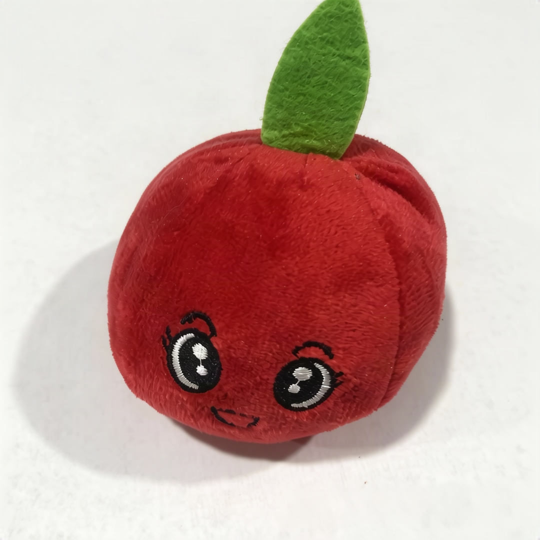 Plush dog toy with squeaker