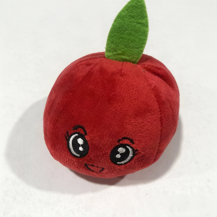 Plush dog toy with squeaker