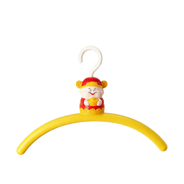 Clothes hanger with slip protection, colorful