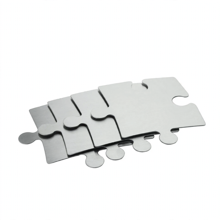 Stainless Steel Coaster, Puzzle Design