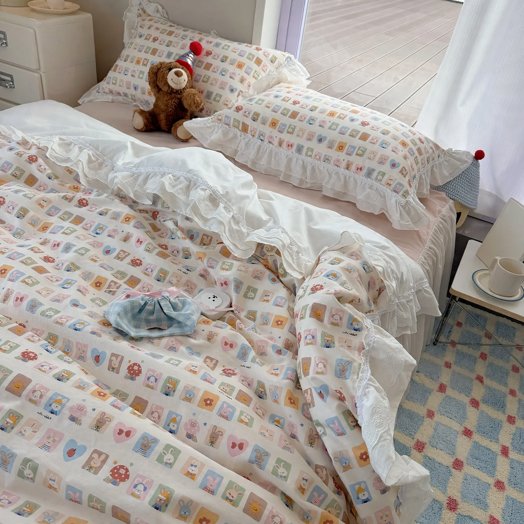 Cotton bedding, 4-piece, Korean style