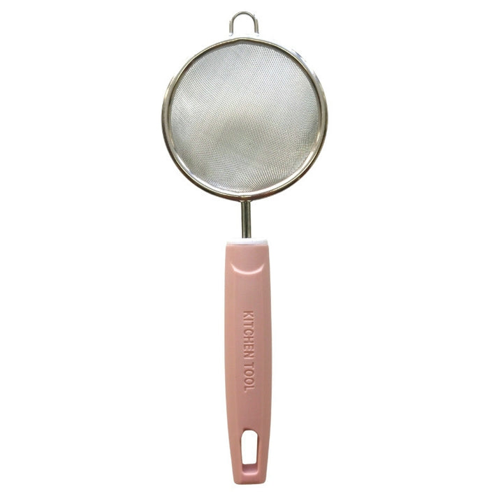 Kitchen strainer and kitchen helper set made of stainless steel