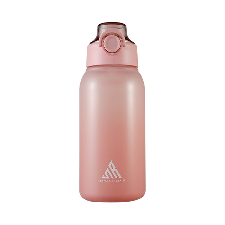 1L water bottle with aroma inserts and straw