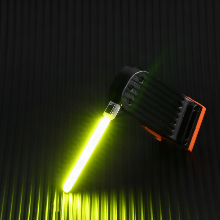 Bicycle rear light with flowing light effect, USB-C