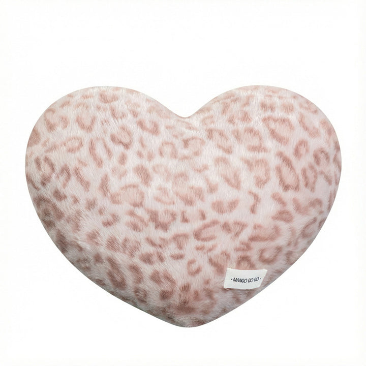 Cuddle pillow with leopard pattern, 40×35 cm