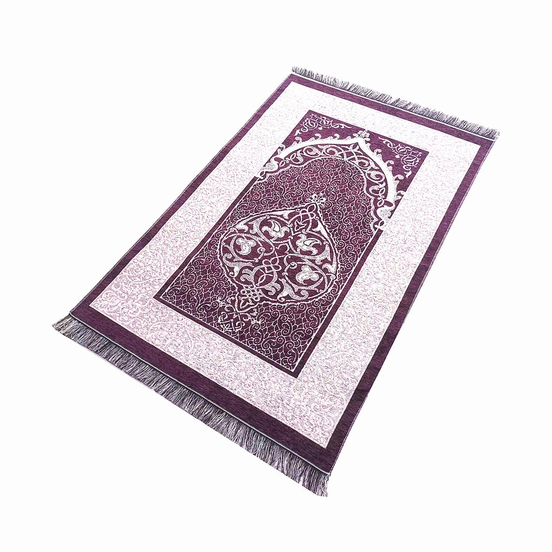 Prayer mat made of polyester, 70 x 110 cm, ethnic design