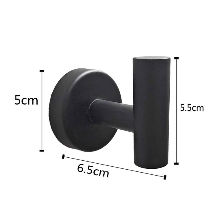 Stainless steel hook with suction cup or adhesive surface