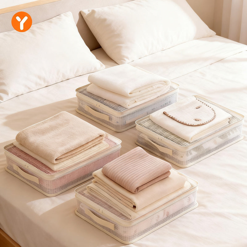 Storage bag for bedding and clothing