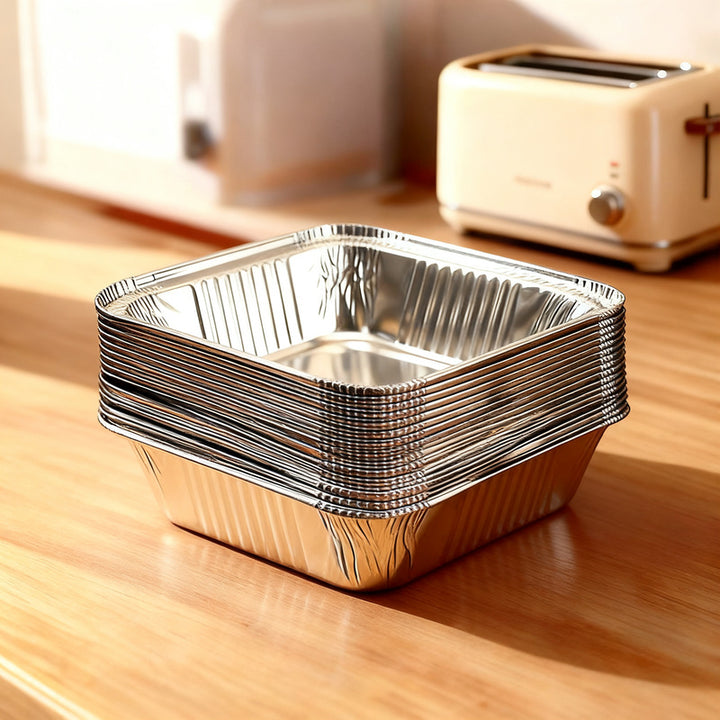 Silicone baking paper and aluminum foil for air fryers