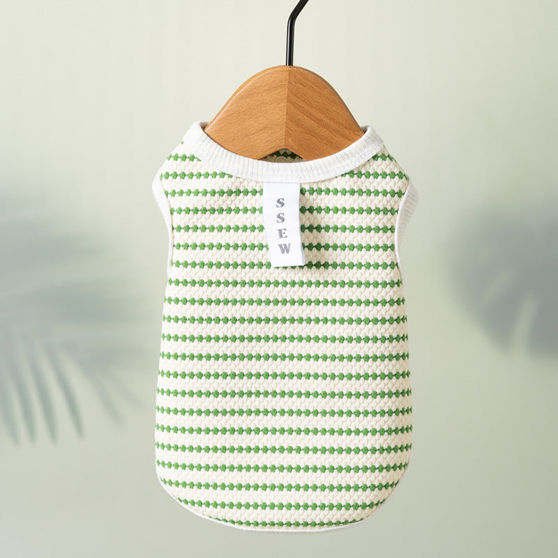 Cotton vest for dogs and cats, Spring/Summer