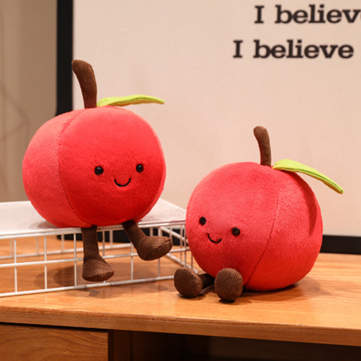 Christmas plush figure, apple design