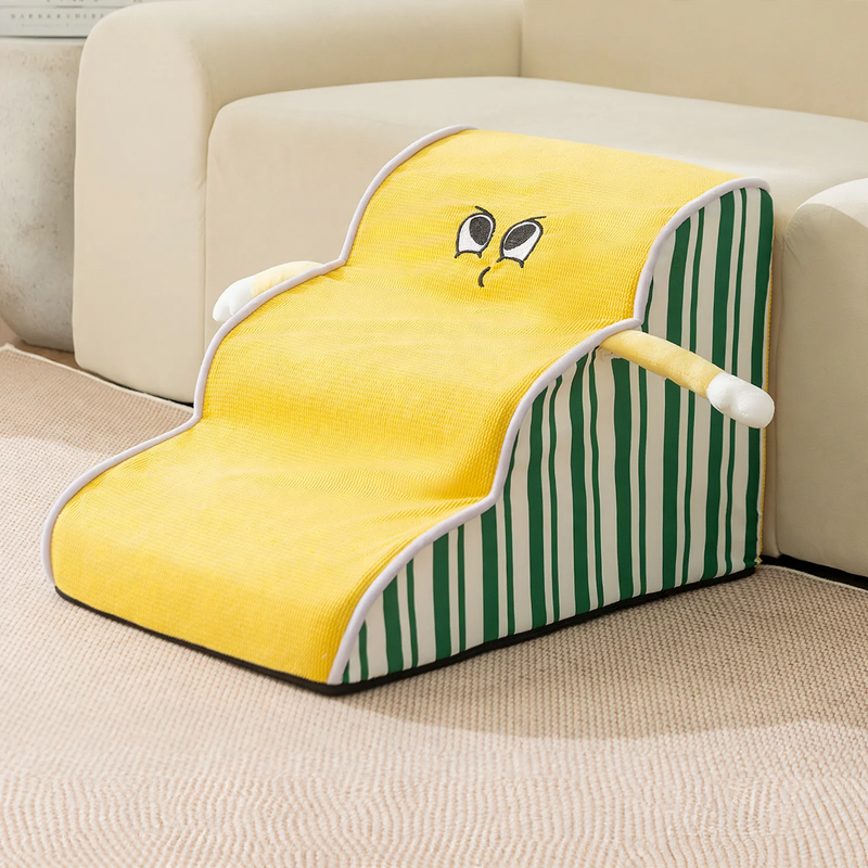 Non-slip dog stairs with Oxford cover