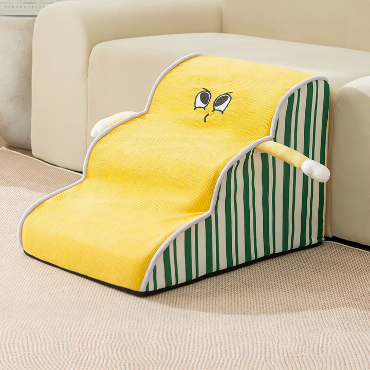 Non-slip dog stairs with Oxford cover