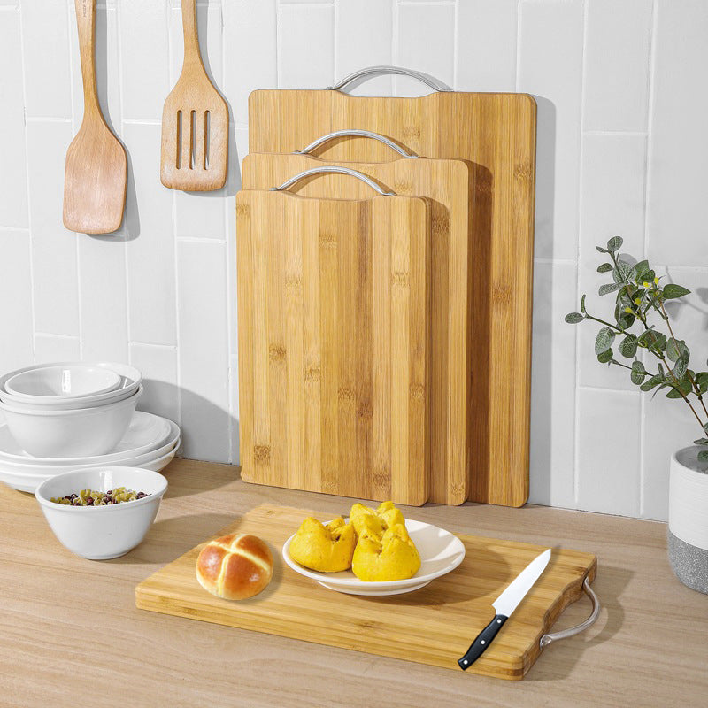 Bamboo cutting board, double-sided, non-slip