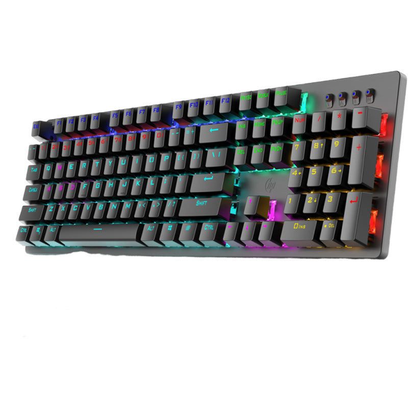 Mechanical gaming keyboard with lighting