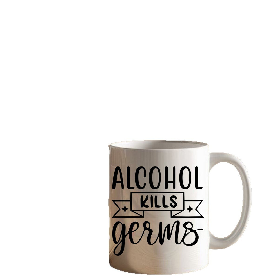 Ceramic coffee mug with saying, 301–400 ml