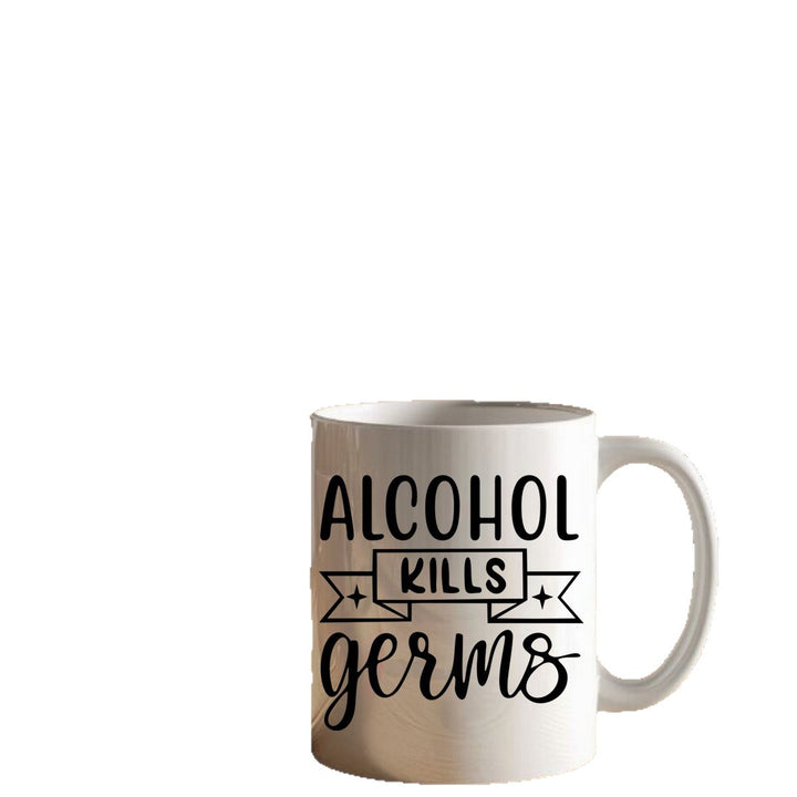 Ceramic coffee mug with saying, 301–400 ml