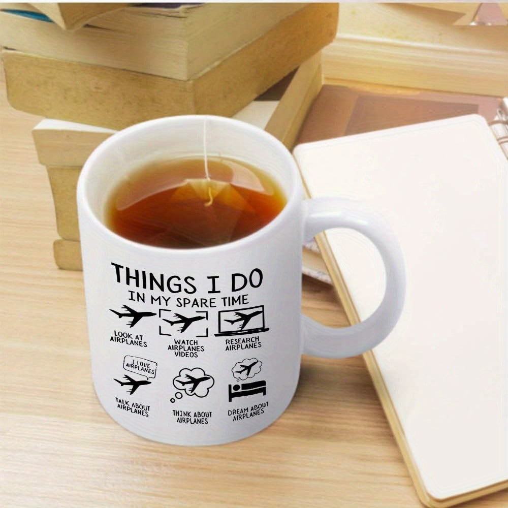 Ceramic mug with design, 301–400 ml