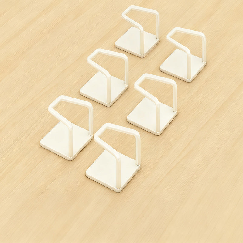 Stainless steel hooks for under-cabinet, no drilling