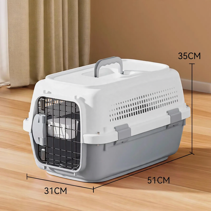 Pet transport box made of ABS, wear-resistant