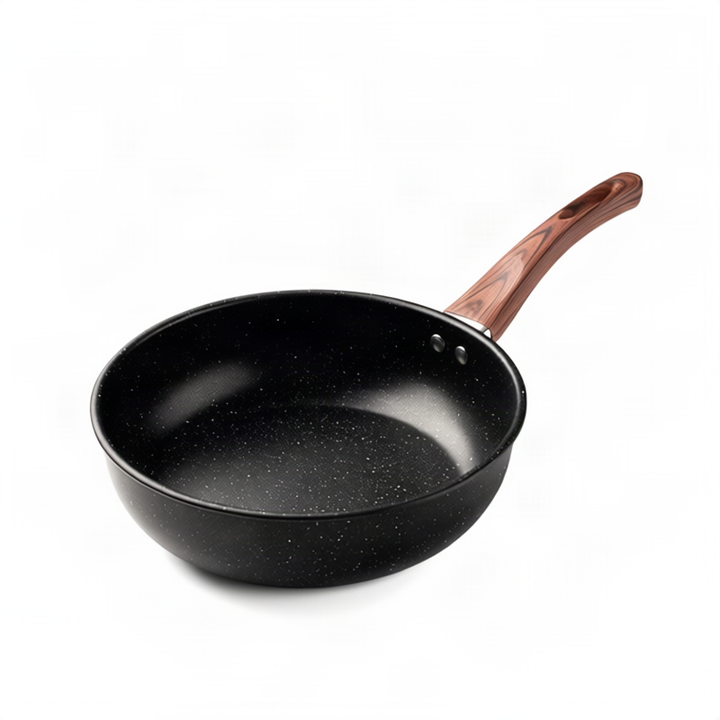 Cast iron frying pan, flat bottom