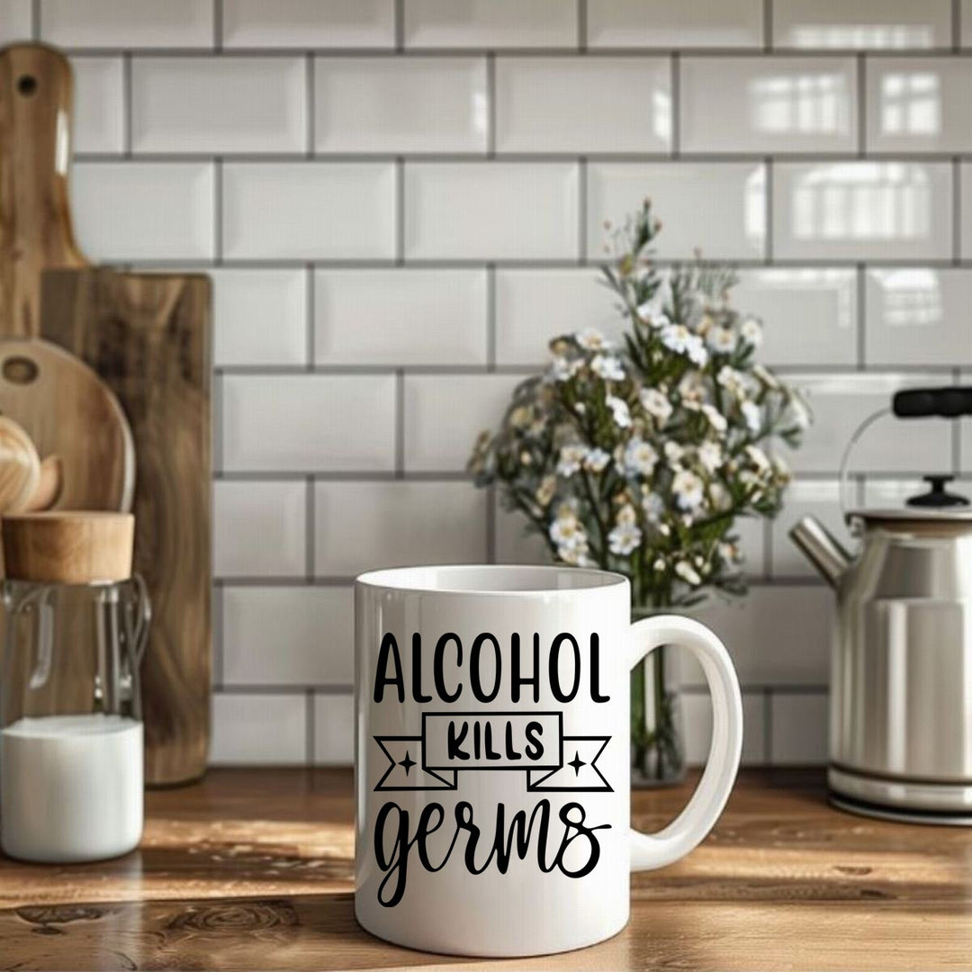 Ceramic coffee mug with saying, 301–400 ml