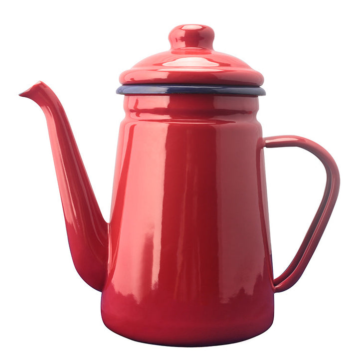 Enamel kettle, 1.1 L, for all stove types