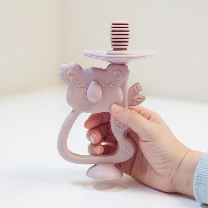 2-in-1 Koala Silicone Teething Ring