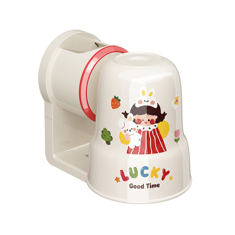 Toothbrush holder for sticking with toothbrush cup