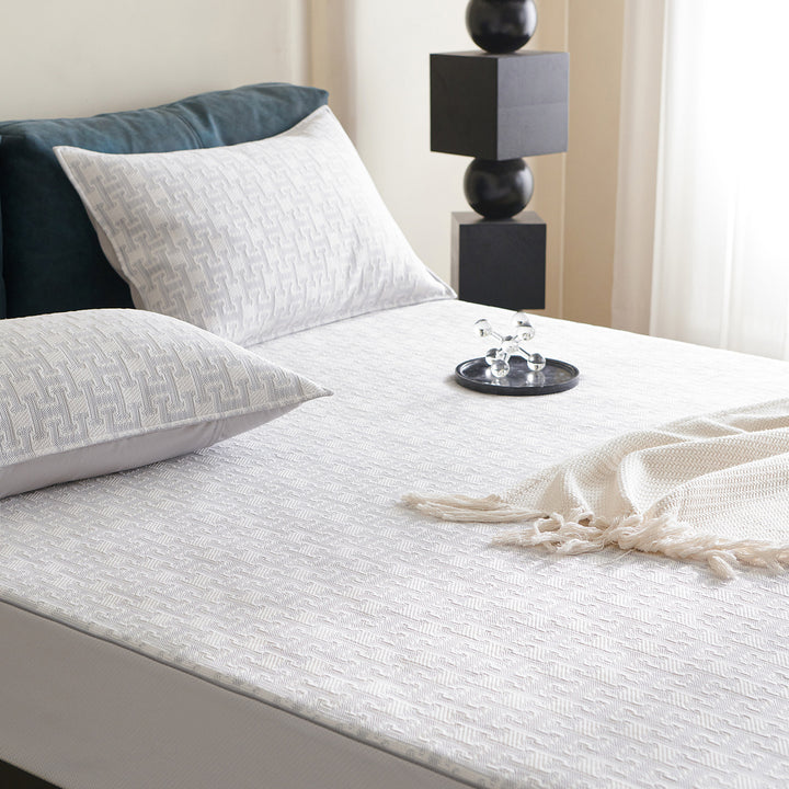 Cooling mat made of ice mat and rattan, 150×200 or 180×200 cm