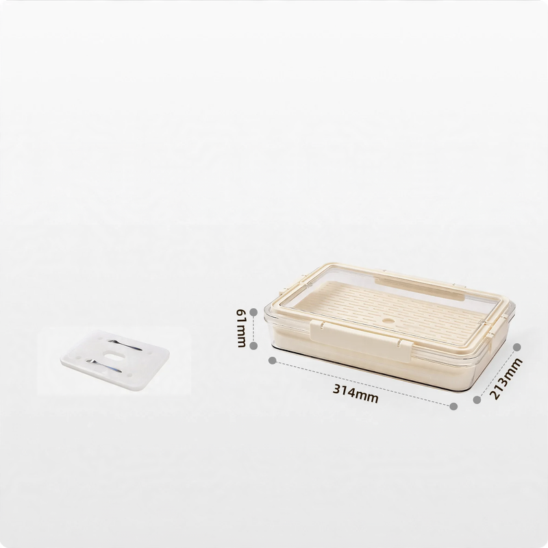 Food storage container made of food-grade PET, 4–5 L