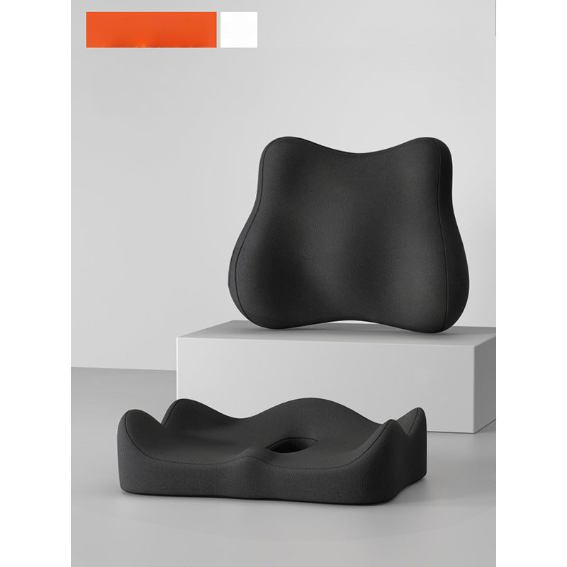 Seat cushion with integrated backrest