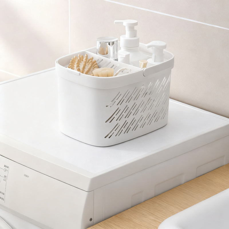 Bathroom storage basket made of PP