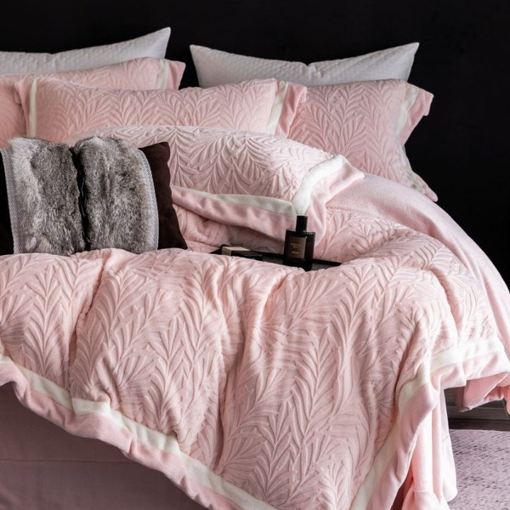 Milk fiber bedding set, 4-piece, luxurious