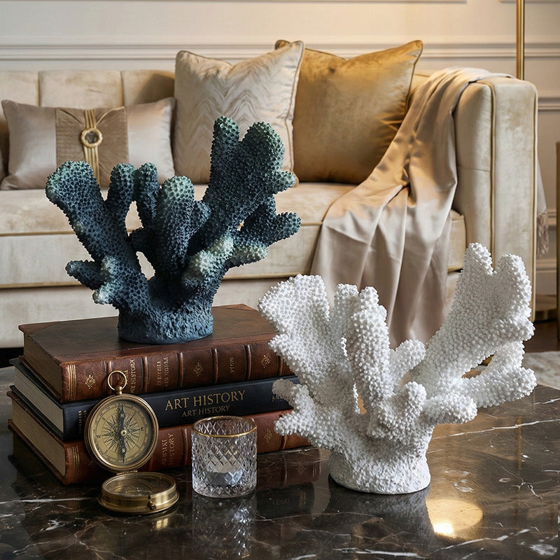 Resin coral figure, European style