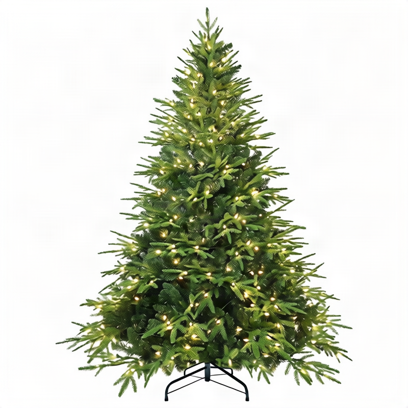 Artificial Christmas tree with LED lighting, 150–300 cm